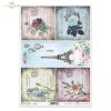 kwiaty, Wieża Eiffla, Paryż, róża, róże, maki, goździki, irysy, balony na gorące powietrze, retro tło, tła, stare pocztówki, carte postale, flowers, Eiffel Tower, Paris, roses, poppies, carnations, irises, hot air balloons, backgrounds